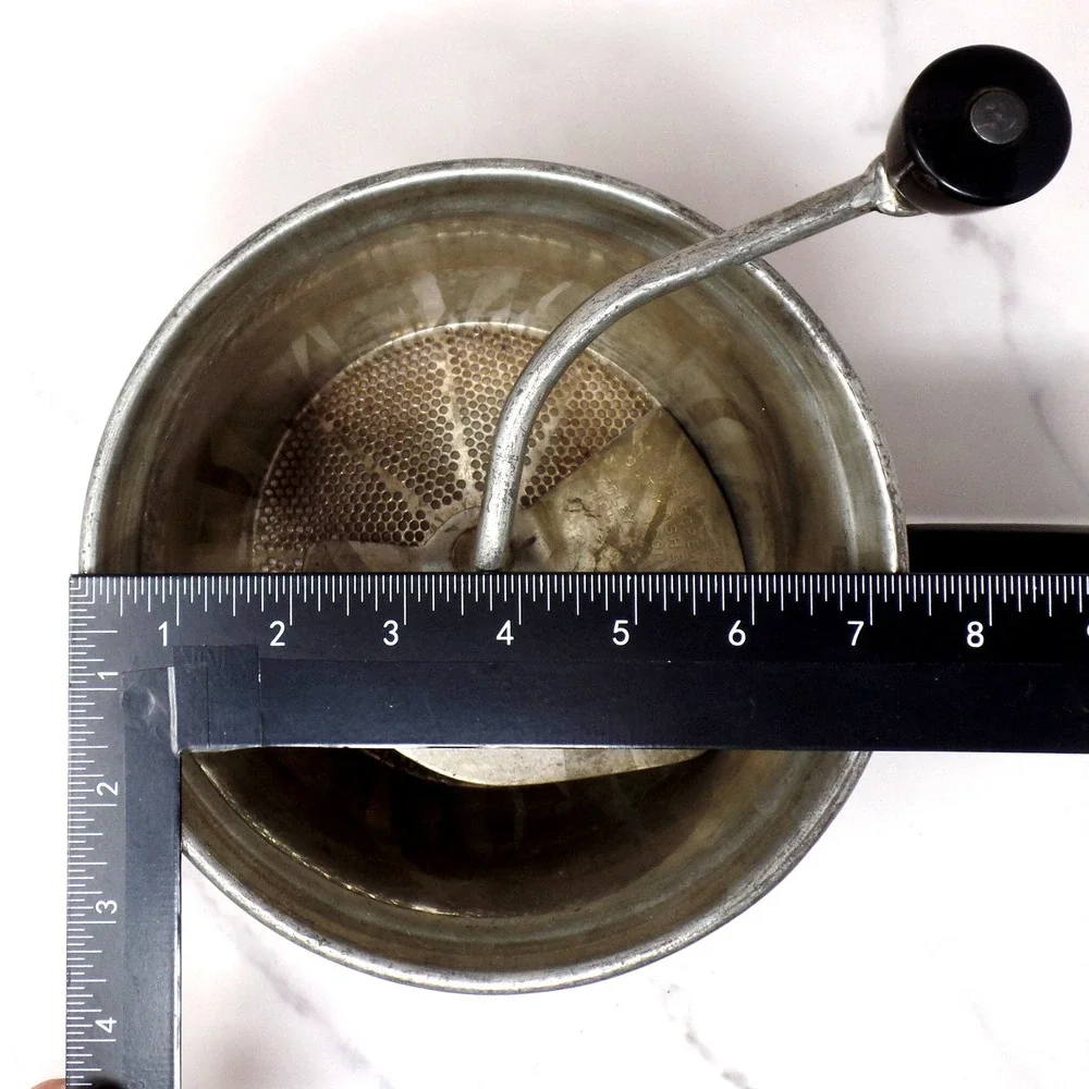 Vintage Foley Food Mill with Black Bakelite Handle and Knob (1950s)